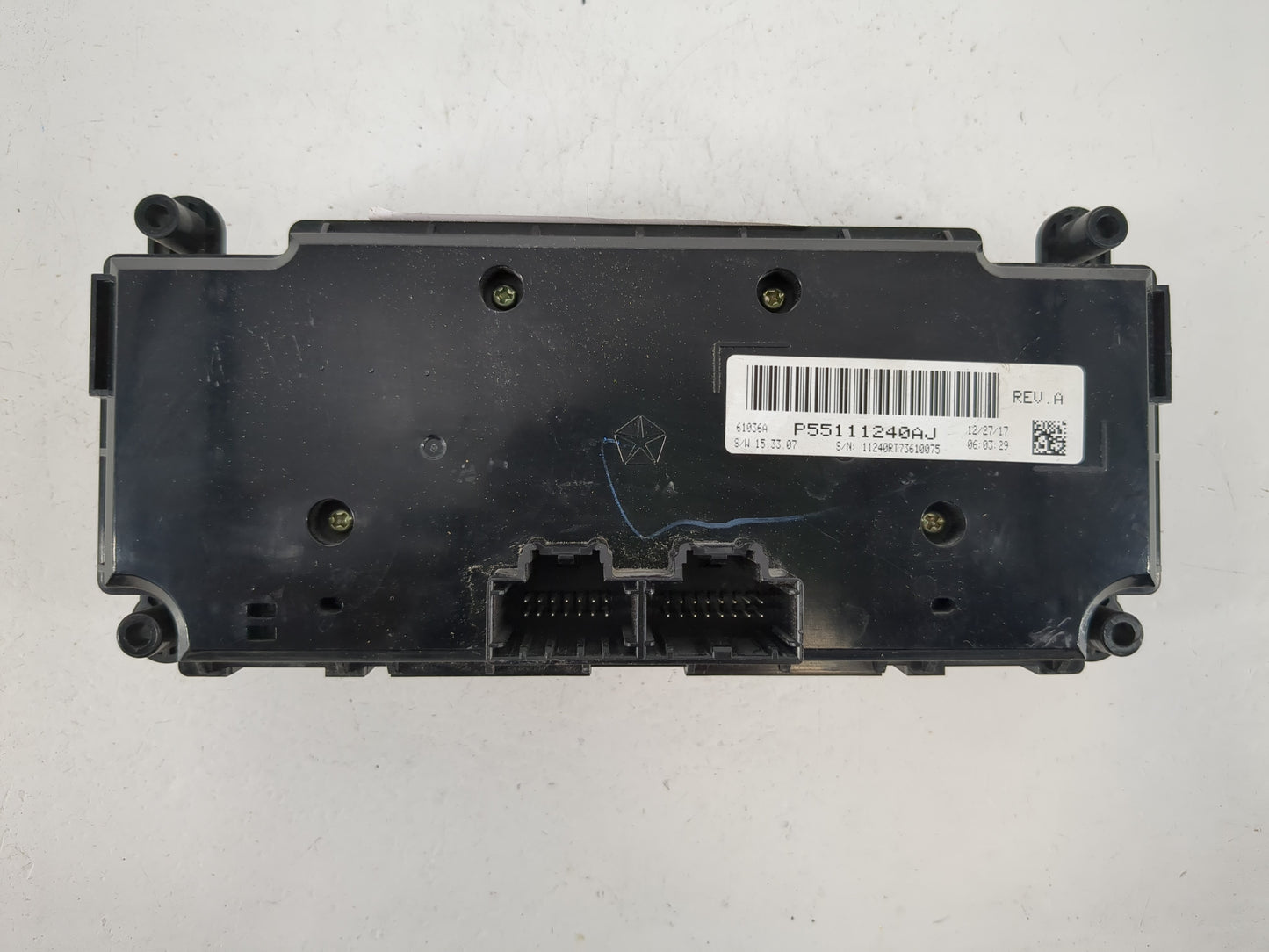 2018 Dodge Caravan Climate Control Module Temperature AC/Heater Replacement P/N:P55111240AJ Fits OEM Used Auto Parts - Oemus