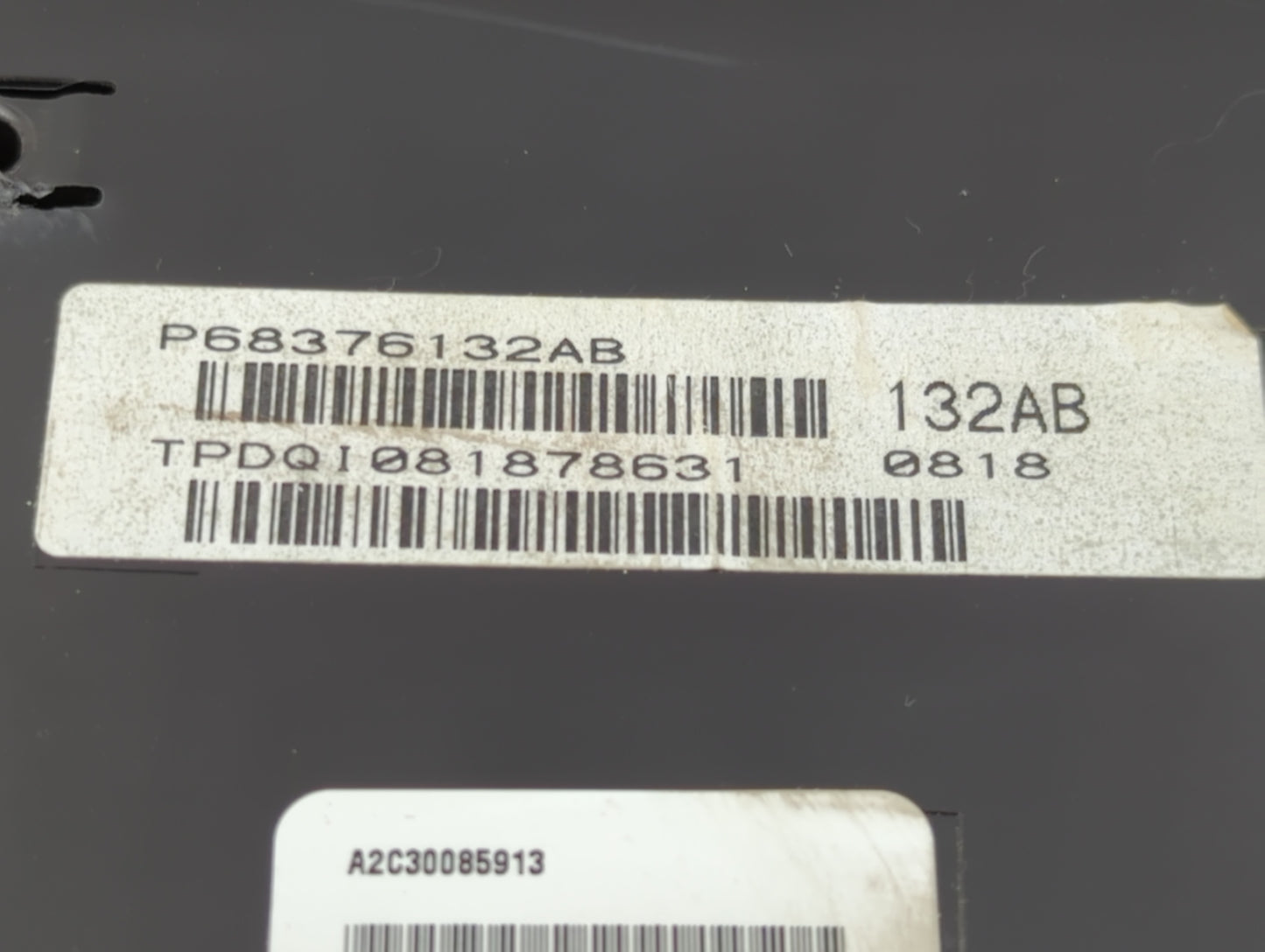 2018 Dodge Caravan Instrument Cluster Speedometer Gauges P/N:P68376132AB P68241684AA Fits Fits 2015 2016 2017 OEM Used Auto