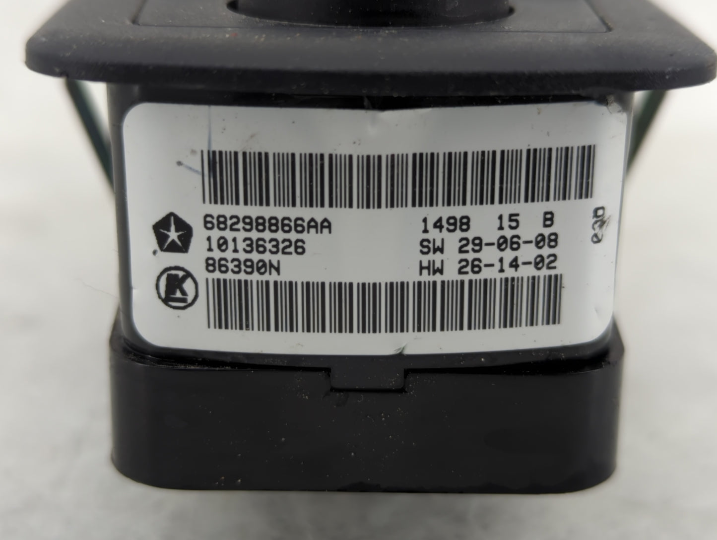 2018 Dodge Caravan Master Power Window Switch Replacement Driver Side Left P/N:68298866AA Fits Fits 2016 2017 2019 2020 OEM