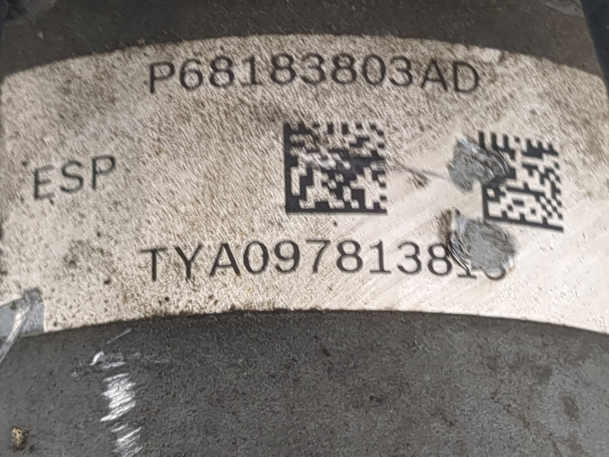 2018 Dodge Caravan Anti-Lock Brake ABS Pump Module Actuator OEM P/N:P68183803AD TYA0978138 Fits Fits 2015 2016 2017 2019 202