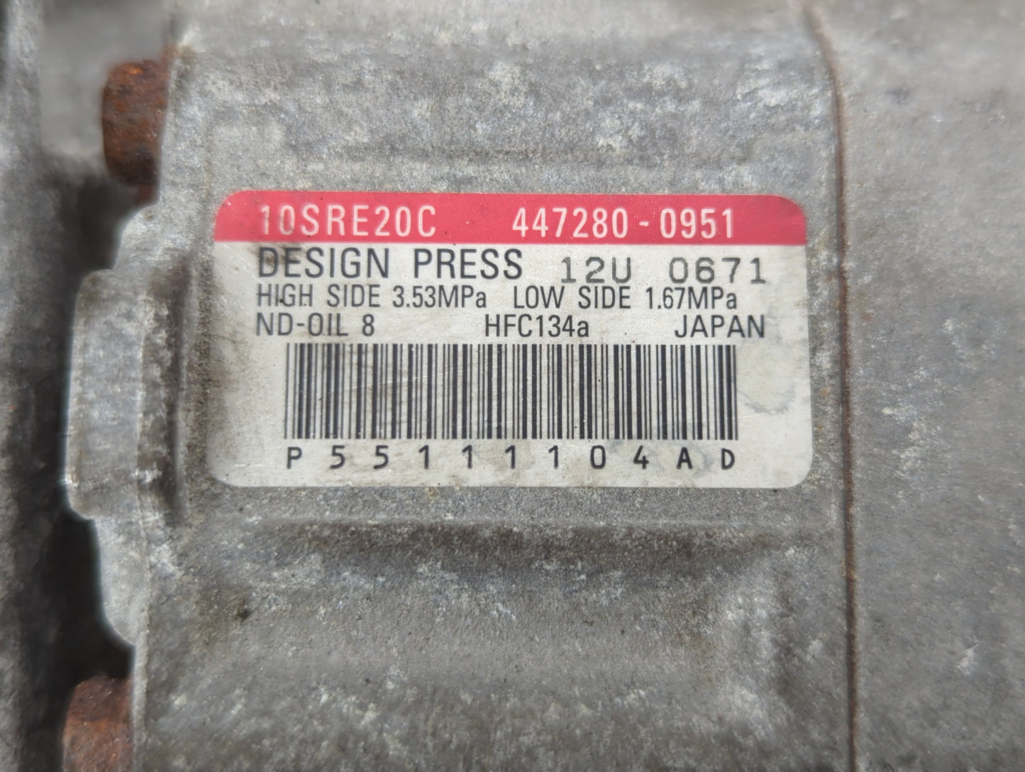 Dodge Caravan Air Conditioning A/c Ac Compressor Oem - Oemusedautoparts1.com