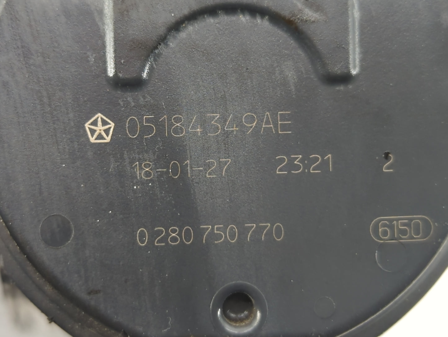 2018 Dodge Caravan Throttle Body P/N:05184349AE Fits Fits 2011 2012 2013 2014 2015 2016 2017 2019 2020 2021 2022 OEM Used Au