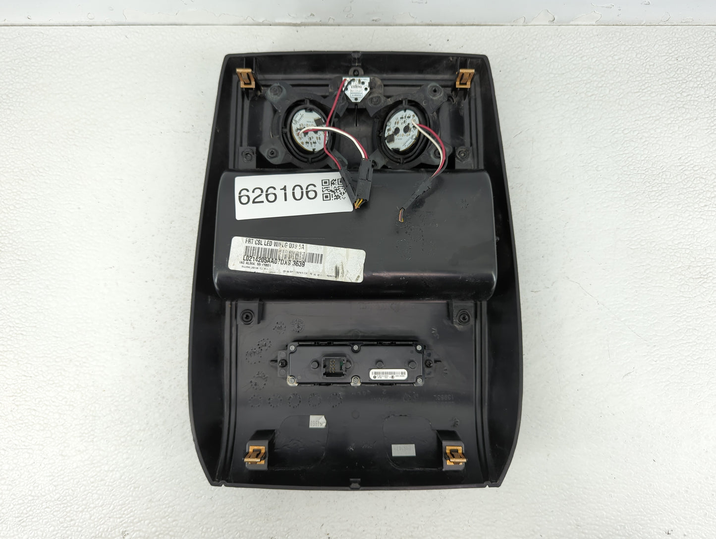 2018 Dodge Caravan Overhead Roof Console - Oemusedautoparts1.com