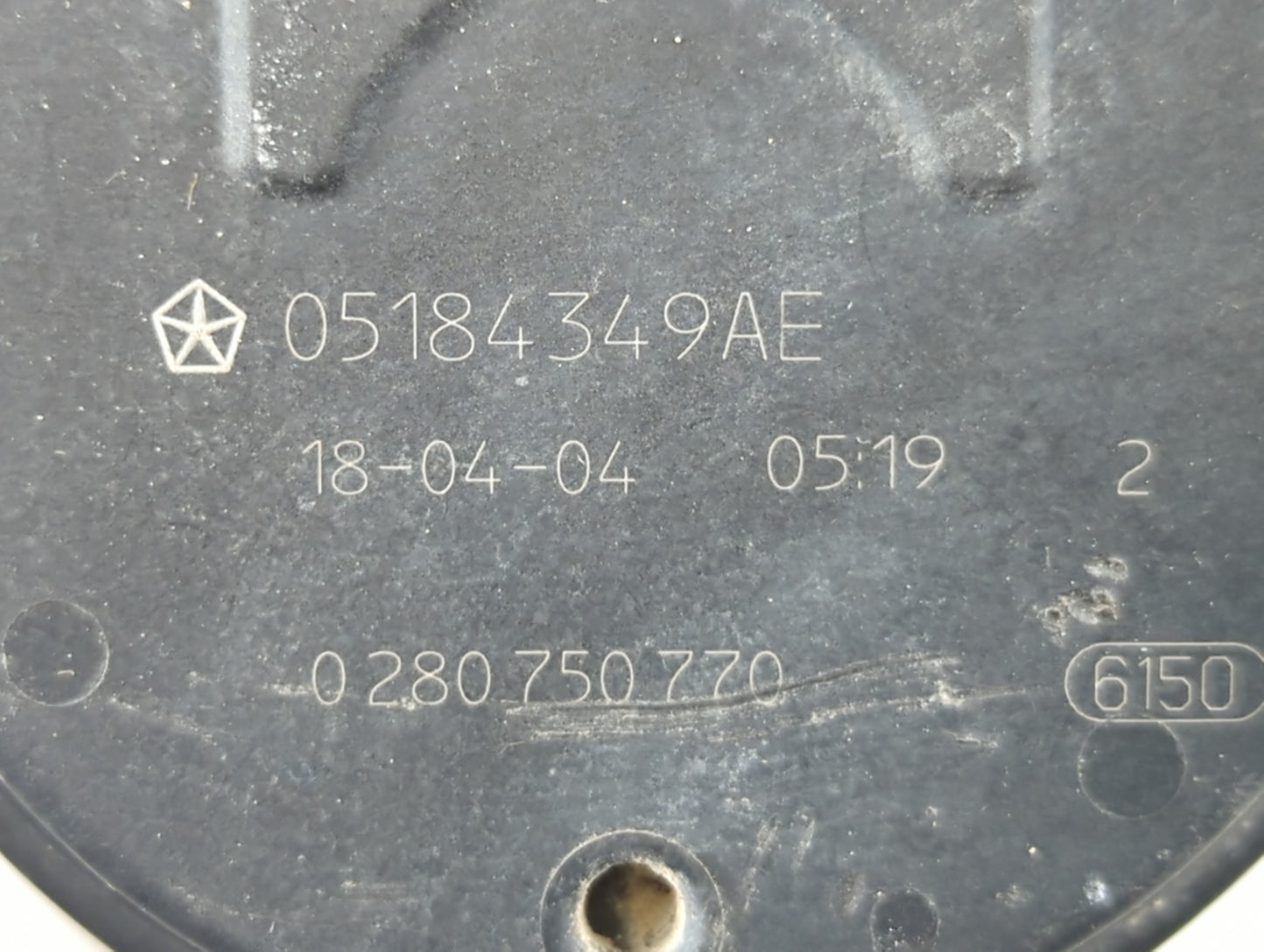 2018 Dodge Caravan Throttle Body P/N:05184349AE Fits Fits 2011 2012 2013 2014 2015 2016 2017 2019 2020 2021 2022 OEM Used Au