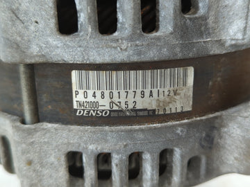 2011-2022 Dodge Challenger Alternator Replacement Generator Charging Assembly Engine OEM P/N:TN421000-0752 P04801779AI Fits OEM Used Auto Parts