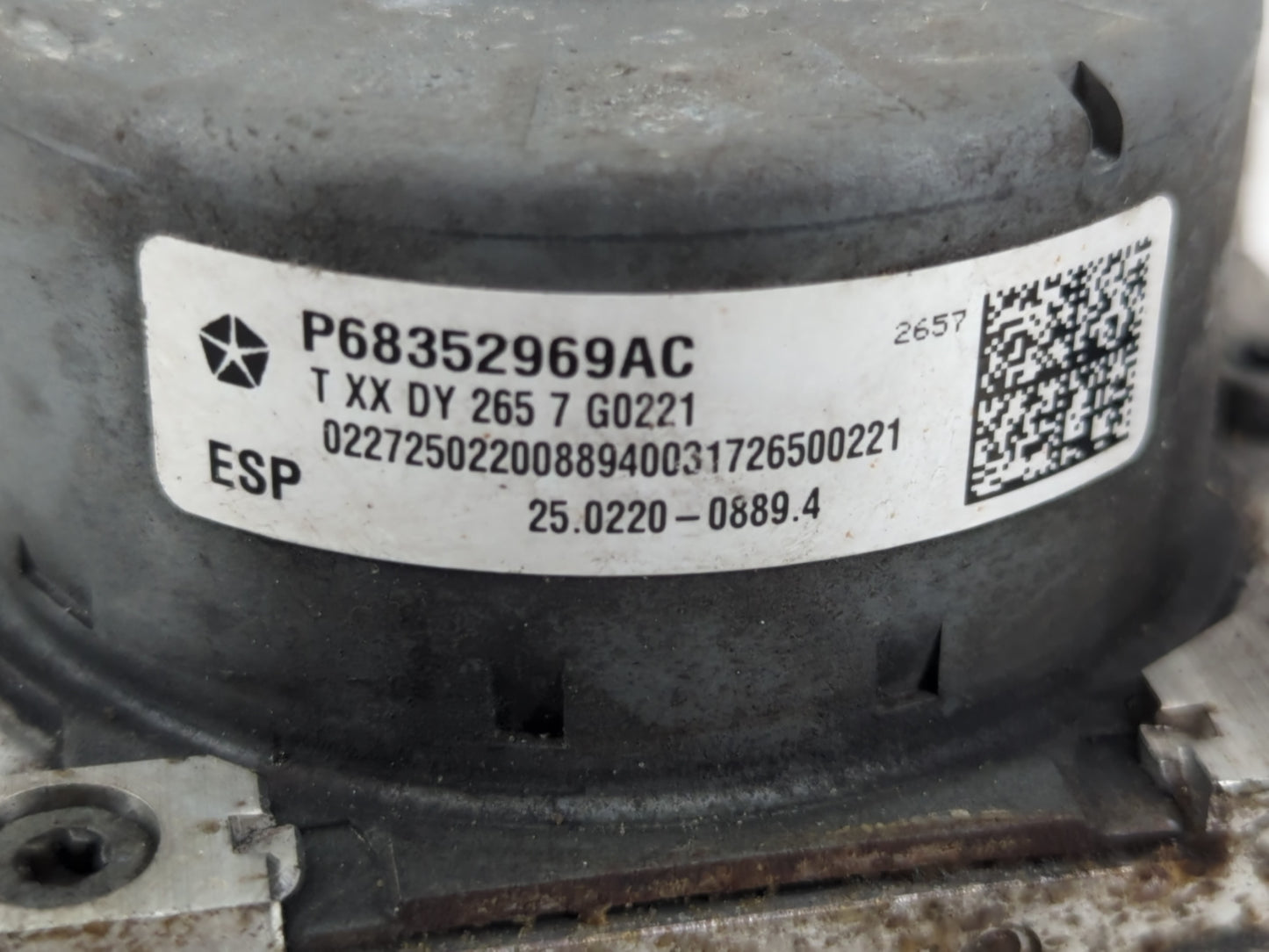 2015-2022 Dodge Charger ABS Pump Control Module Replacement P/N:P68352969AC Fits Fits 2015 2016 2017 2018 2019 2020 2021 202