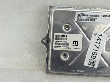 2018-2019 Dodge Charger PCM Engine Control Computer ECU ECM PCU OEM P/N:P68353041AC Fits Fits 2018 2019 OEM Used Auto Parts