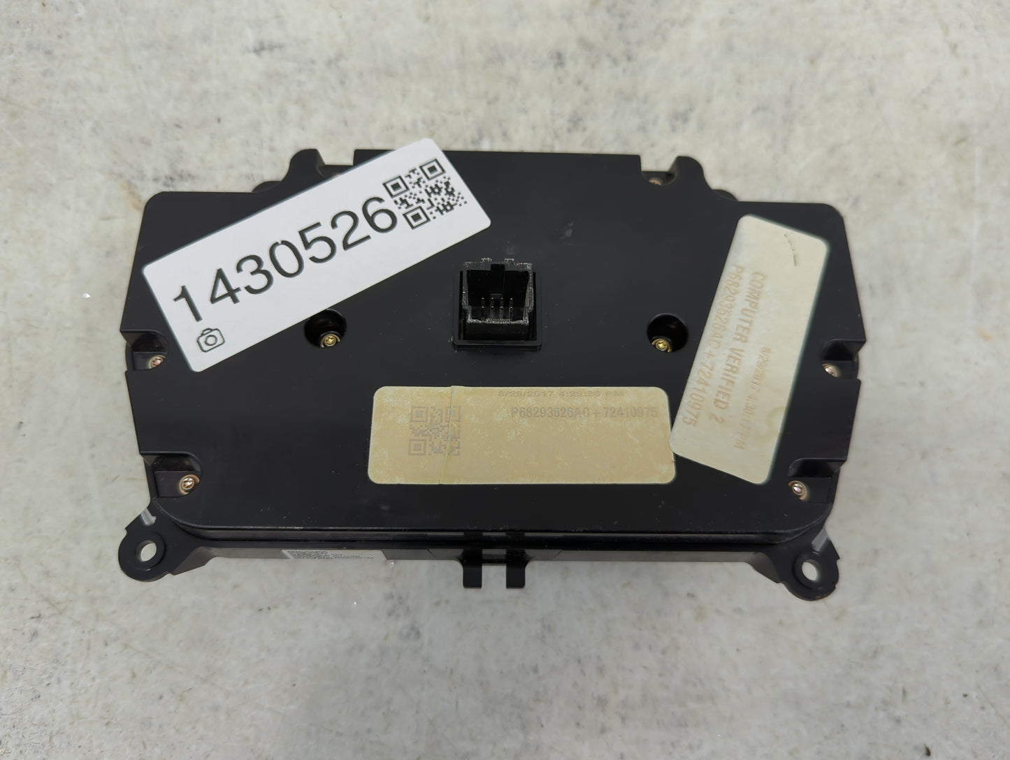 2017-2022 Dodge Charger Climate Control Module Temperature AC/Heater Replacement P/N:P68293626AC Fits OEM Used Auto Parts -