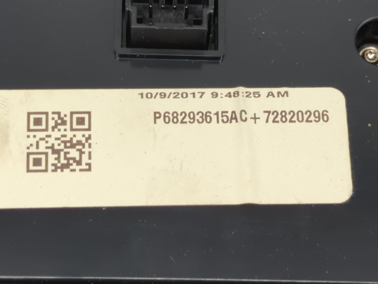 2017-2022 Dodge Charger Climate Control Module Temperature AC/Heater Replacement P/N:P68293615AC Fits OEM Used Auto Parts -