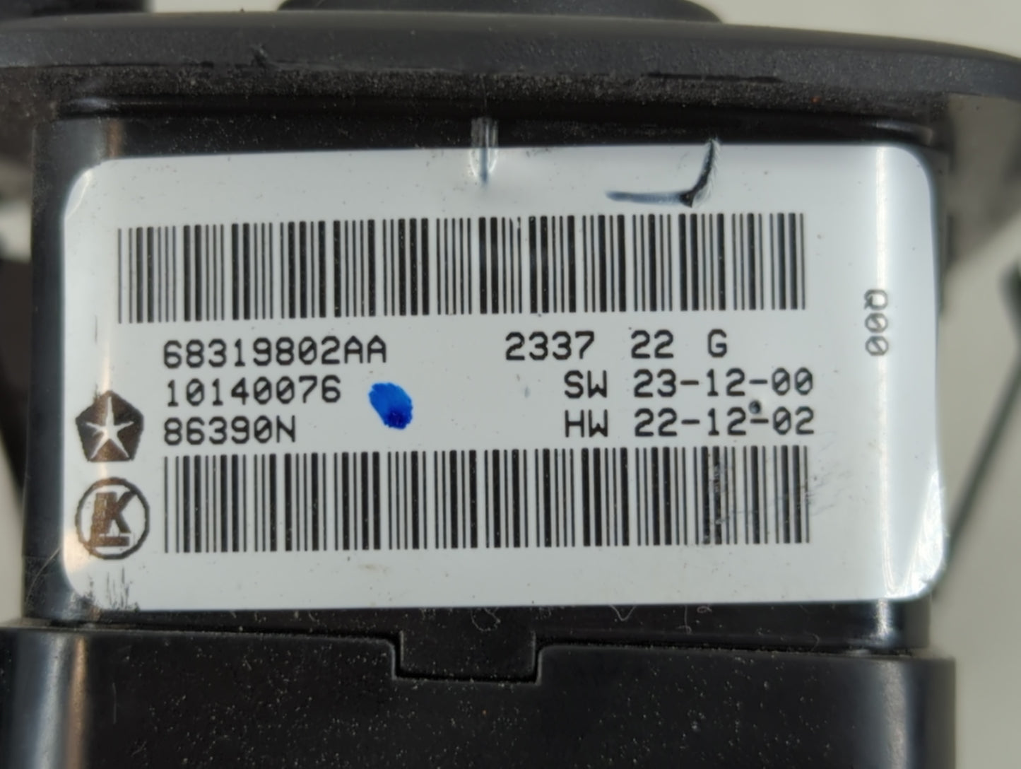 2016-2021 Dodge Durango Master Power Window Switch Replacement Driver Side Left P/N:68319802AA Fits OEM Used Auto Parts - Oe