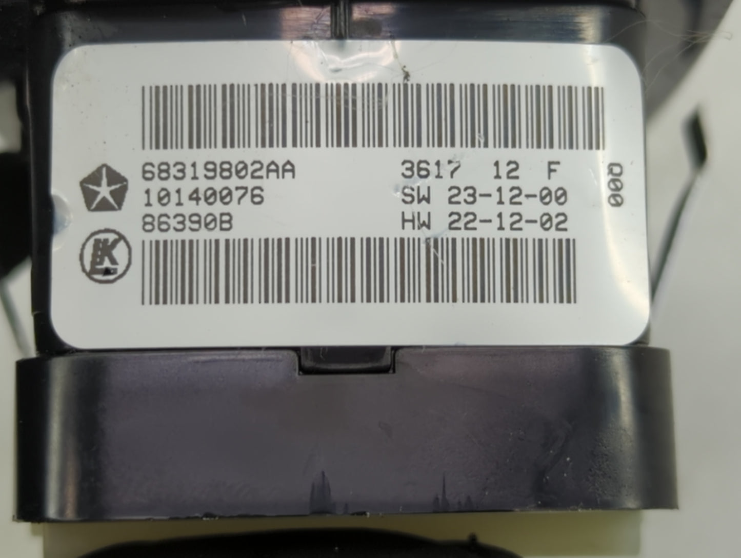 2016-2021 Dodge Durango Master Power Window Switch Replacement Driver Side Left P/N:68319802AA Fits OEM Used Auto Parts - Oe