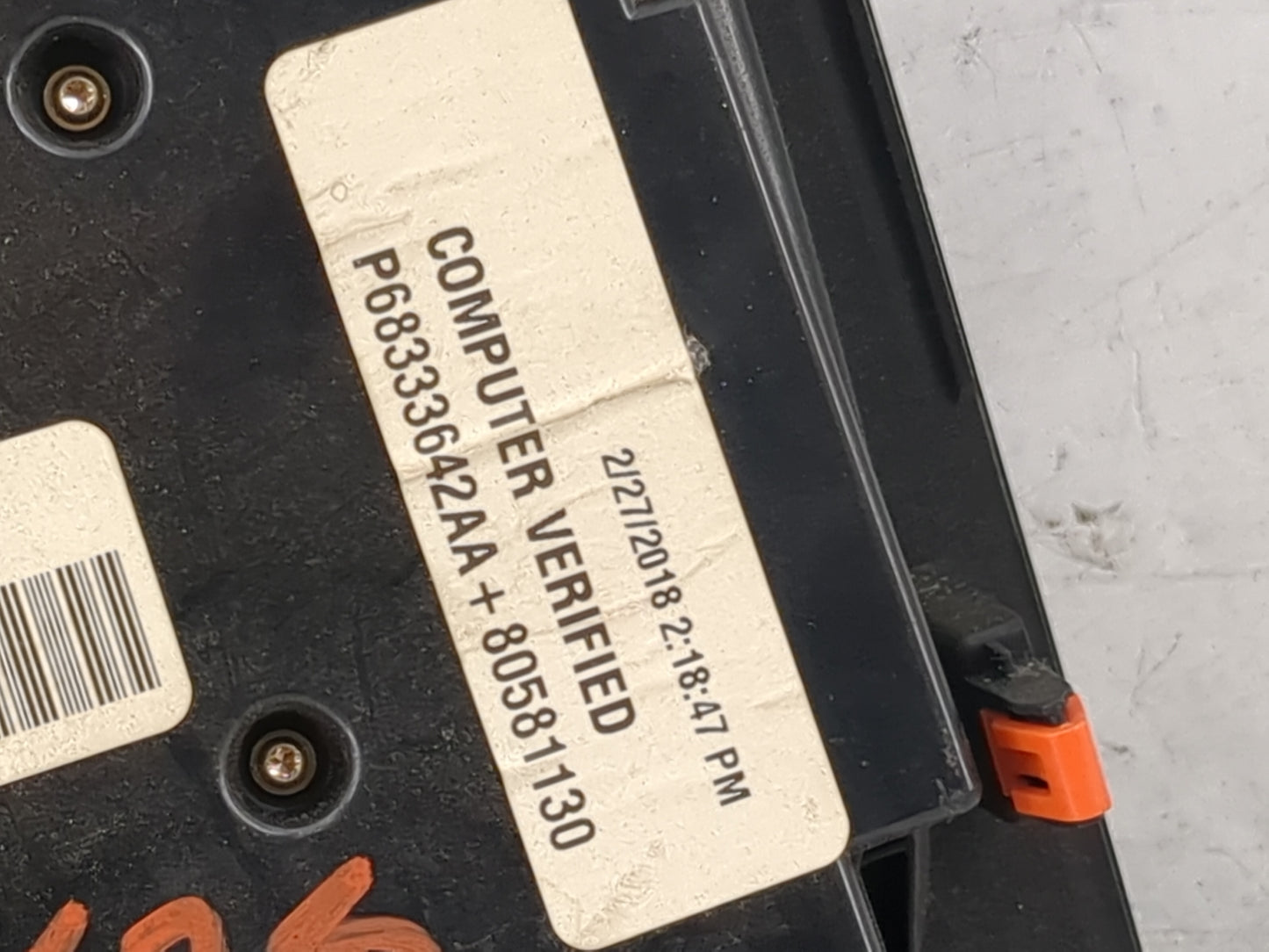 2018-2020 Dodge Durango Climate Control Module Temperature AC/Heater Replacement P/N:P68333642AA 80581130 Fits Fits 2018 201