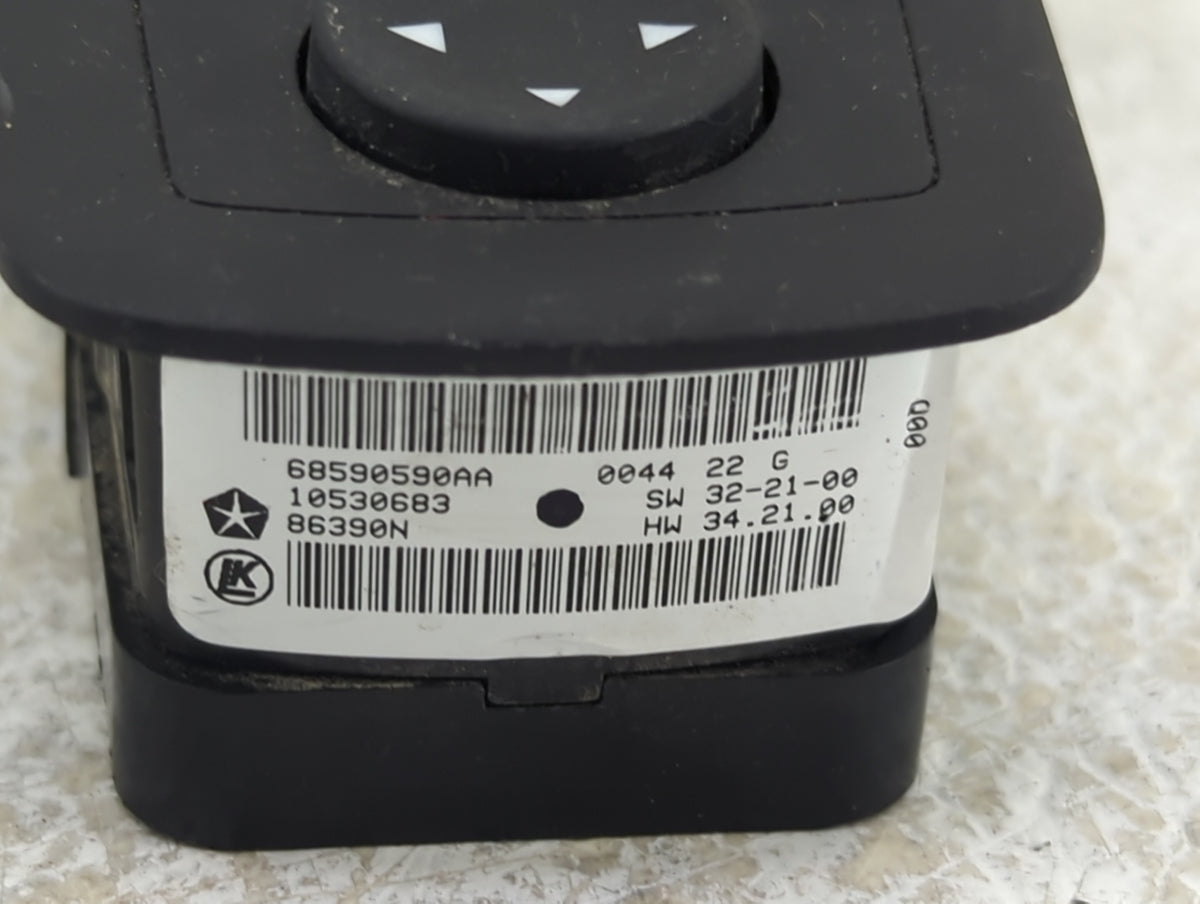 2022 Dodge Durango Master Power Window Switch Replacement Driver Side Left P/N:68590590AA 10530683, 86390N Fits OEM Used Aut