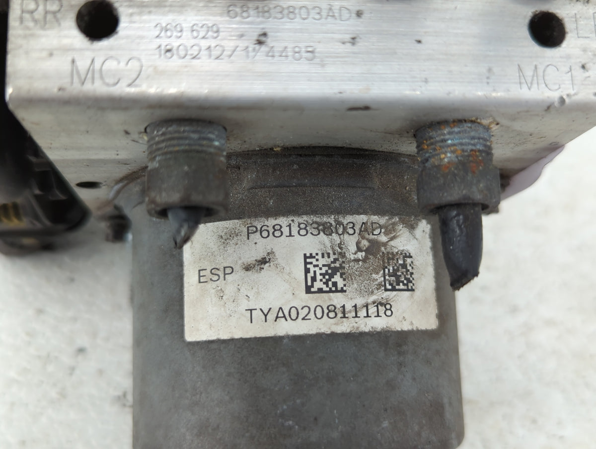 2015-2020 Dodge Grand Caravan Anti-Lock Brake ABS Pump Module Actuator OEM P/N:68183803AD P68443867AA Fits OEM Used Auto Par
