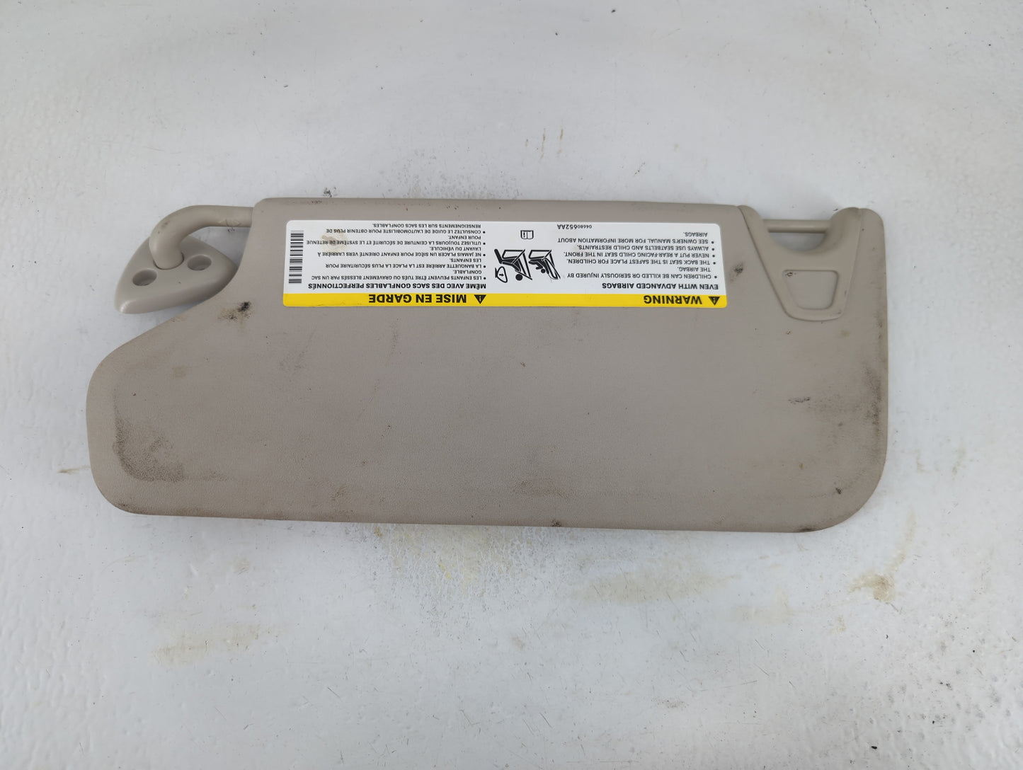 2018 Dodge Journey Sun Visor Shade Replacement Passenger Right Mirror Fits OEM Used Auto Parts - Oemusedautoparts1.com