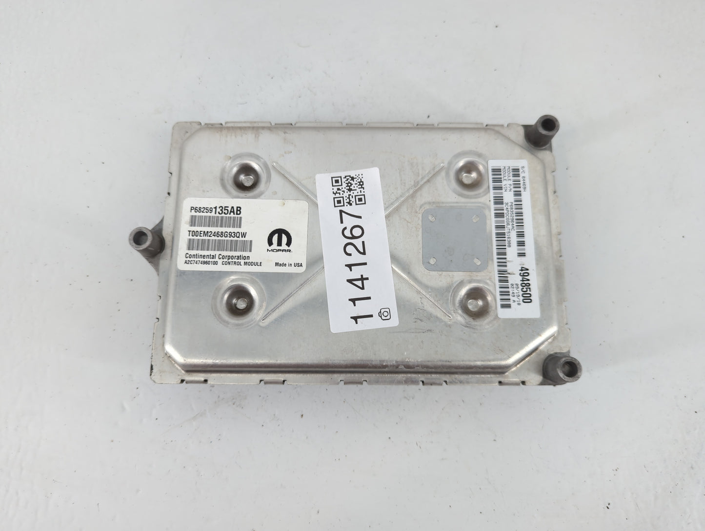 2016-2019 Dodge Journey PCM Engine Control Computer ECU ECM PCU OEM P/N:P68259135AB Fits Fits 2016 2017 2018 2019 OEM Used A