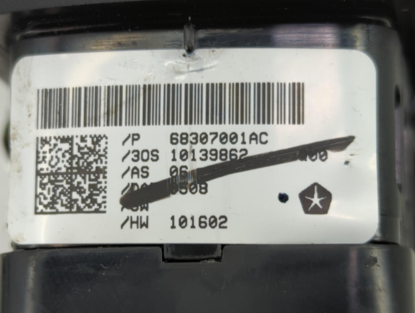 2018-2020 Dodge Journey Master Power Window Switch Replacement Driver Side Left P/N:68307001AC Fits Fits 2018 2019 2020 OEM