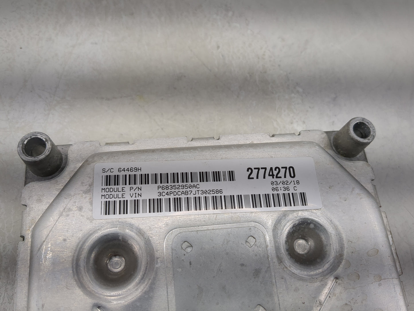 2016-2020 Dodge Journey PCM Engine Control Computer ECU ECM PCU OEM P/N:P68352950AC Fits Fits 2016 2017 2018 2019 2020 OEM U