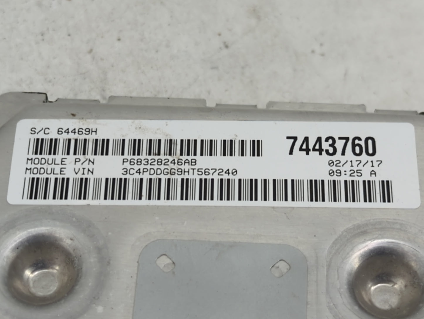 2016-2019 Dodge Journey PCM Engine Control Computer ECU ECM PCU OEM P/N:P68259135AB T00EM0337DQXIK Fits Fits 2016 2017 2018