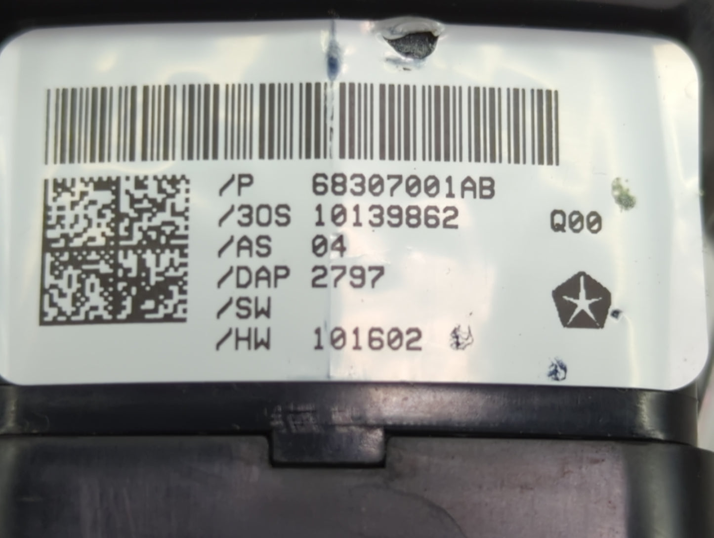 2018-2020 Dodge Journey Master Power Window Switch Replacement Driver Side Left P/N:68307001AB Fits Fits 2018 2019 2020 OEM