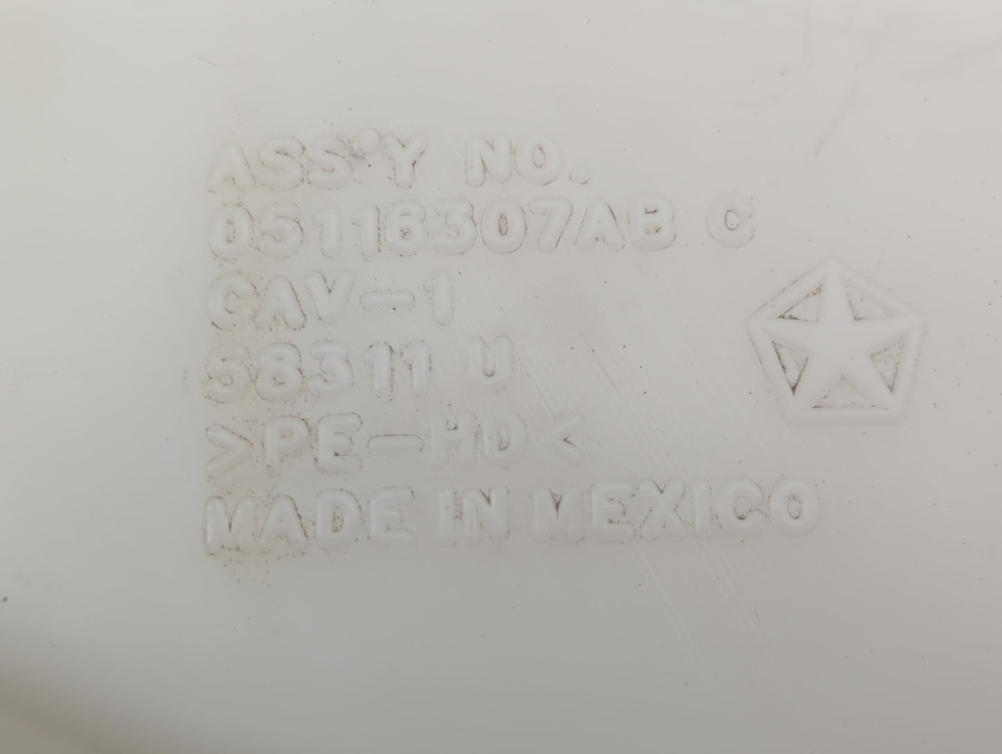 2018 Dodge Journey Windshield Washer Fluid Reservoir Bottle Oem - Oemusedautoparts1.com