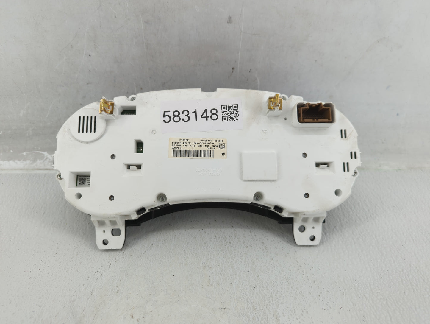 2018 Dodge Journey Instrument Cluster Speedometer Gauges P/N:CR-0048-008-MR 8781AA Fits OEM Used Auto Parts - Oemusedautopar