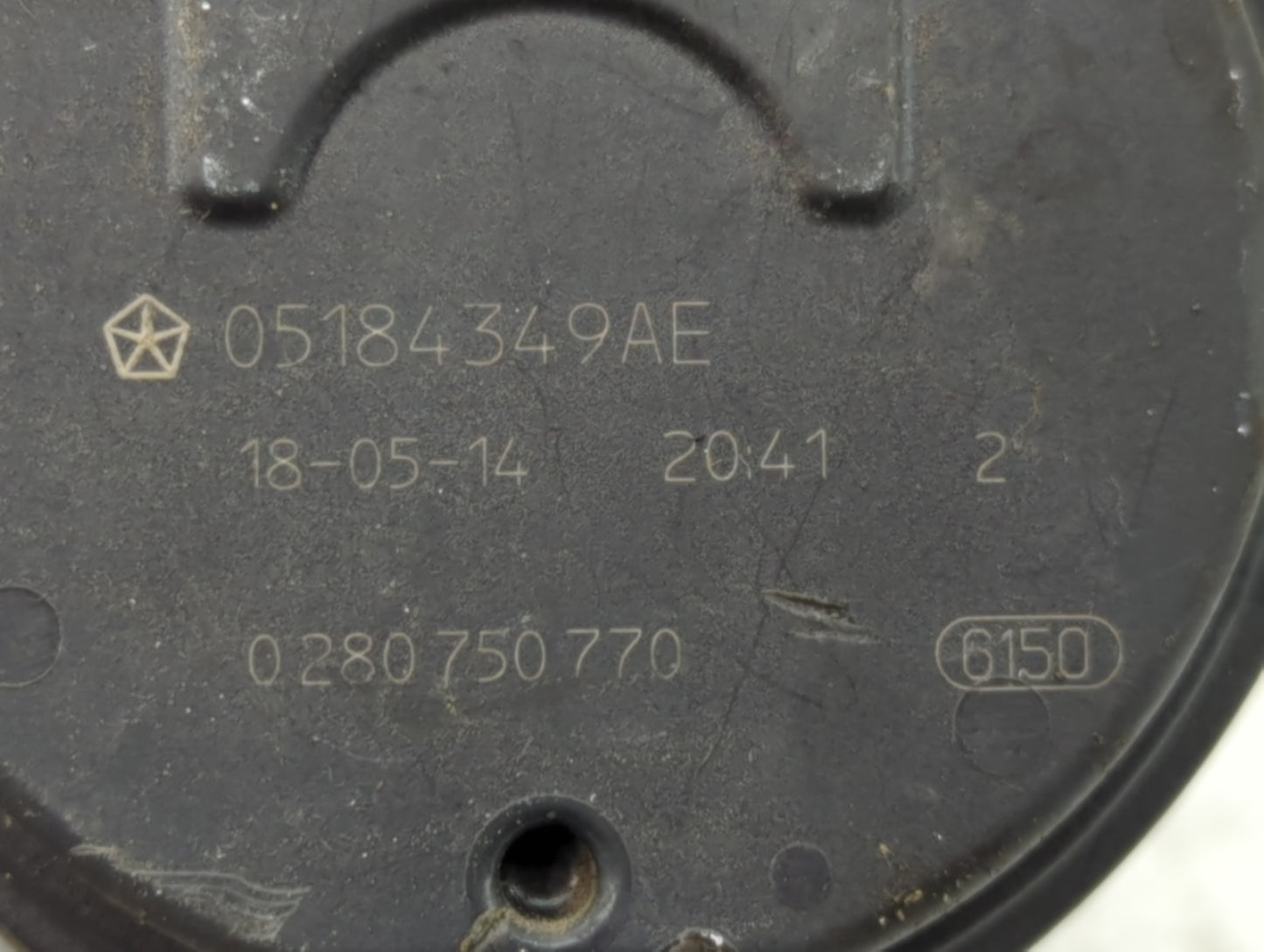 2011-2019 Dodge Journey Throttle Body P/N:0 28- 750 570 05184349AE Fits OEM Used Auto Parts - Oemusedautoparts1.com