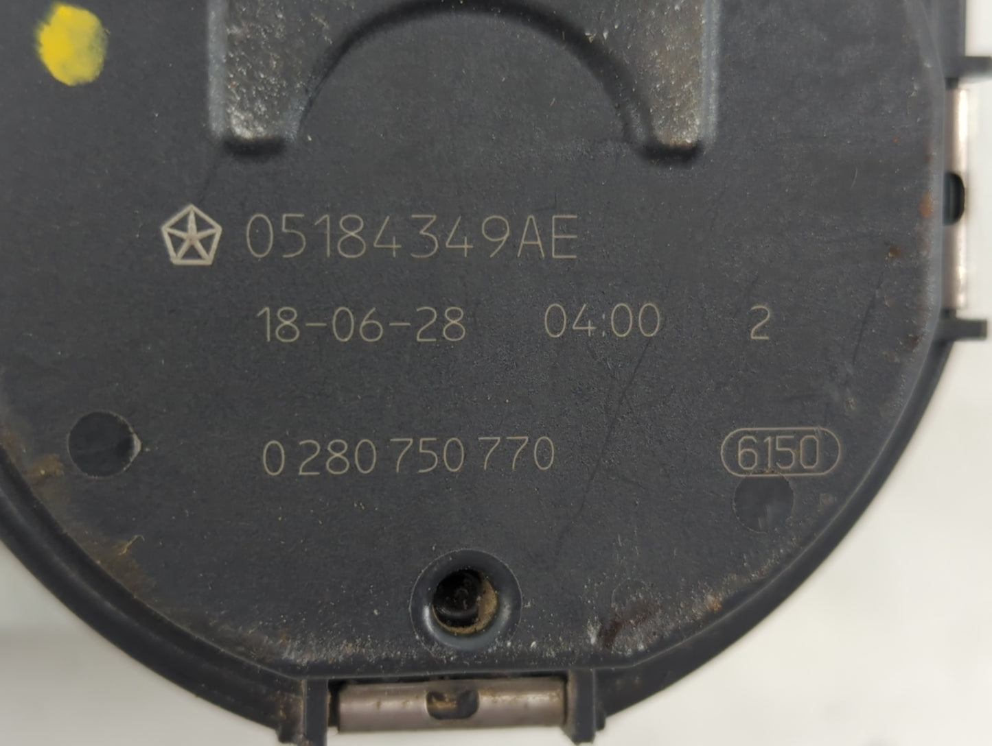 2011-2019 Dodge Journey Throttle Body P/N:0 280 750 770 05184349AE Fits OEM Used Auto Parts - Oemusedautoparts1.com