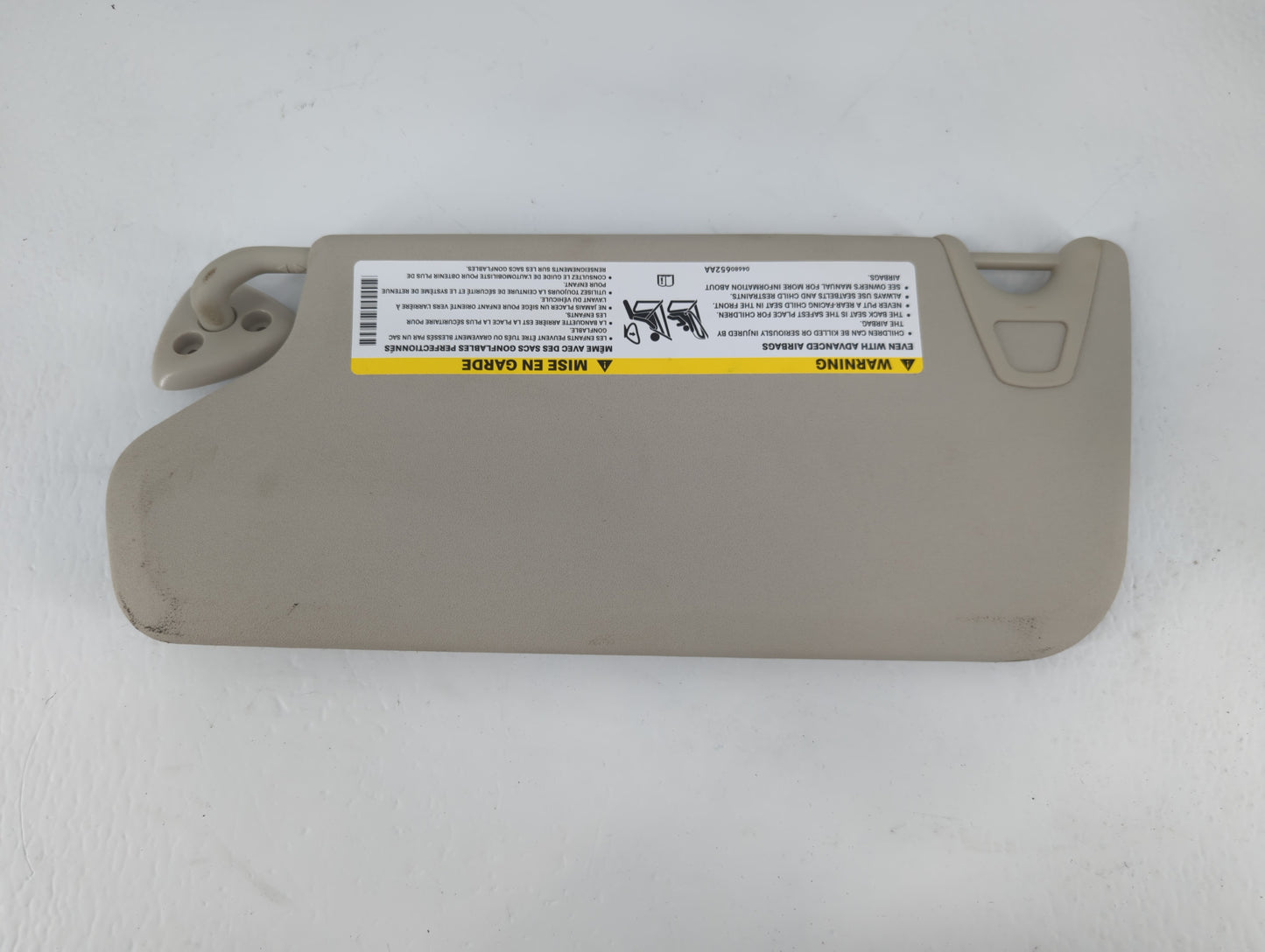 2018 Dodge Journey Sun Visor Shade Replacement Passenger Right Mirror Fits OEM Used Auto Parts - Oemusedautoparts1.com