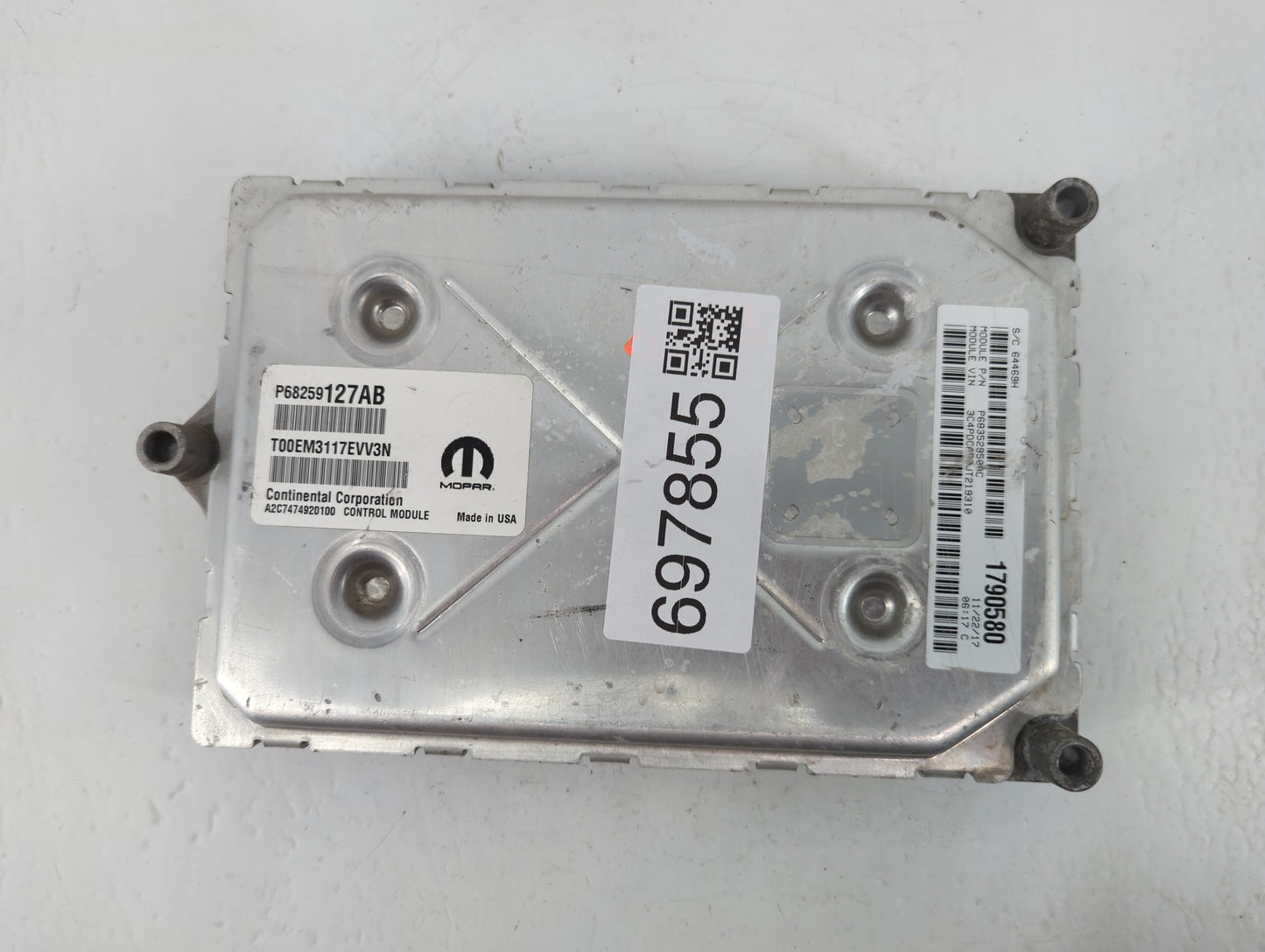 2016-2020 Dodge Journey PCM Engine Control Computer ECU ECM PCU OEM P/N:P68259127AB Fits Fits 2016 2017 2018 2019 2020 OEM U