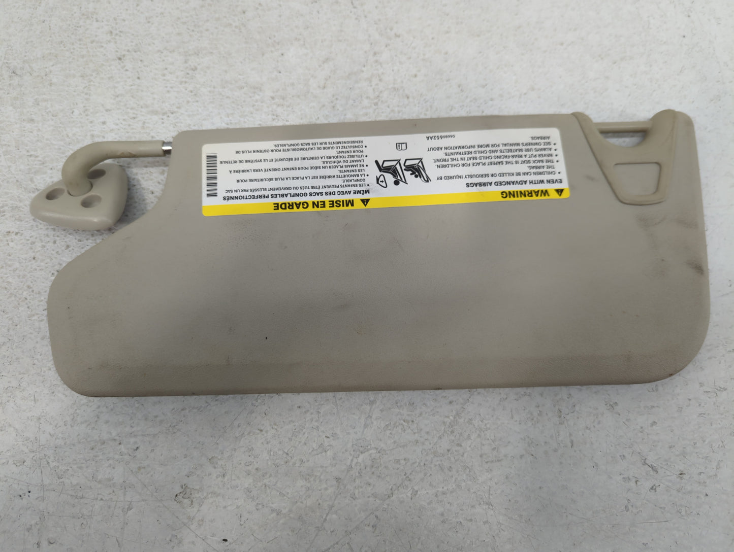 2018 Dodge Journey Sun Visor Shade Replacement Driver Left Mirror Fits OEM Used Auto Parts - Oemusedautoparts1.com