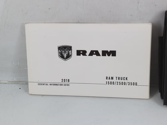2018 Dodge Ram 1500 Owners Manual Book Guide OEM Used Auto Parts