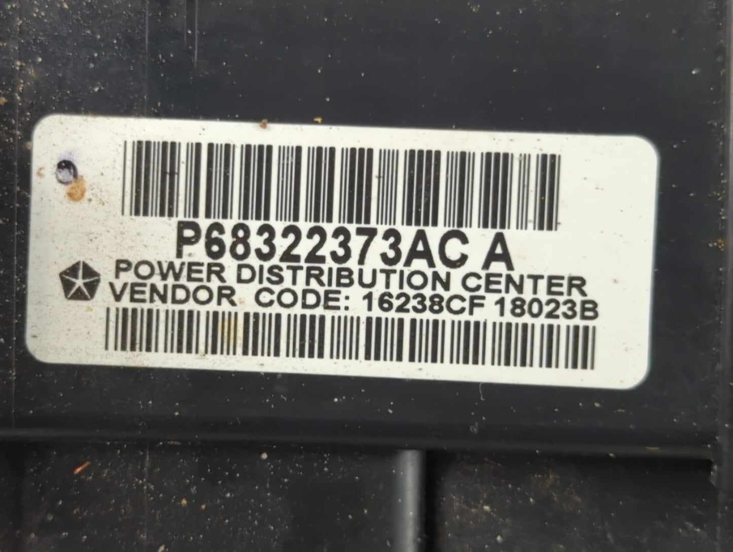 2018 Dodge Ram 1500 Fusebox Fuse Box Panel Relay Module P/N:P68322373AC Fits OEM Used Auto Parts - Oemusedautoparts1.com