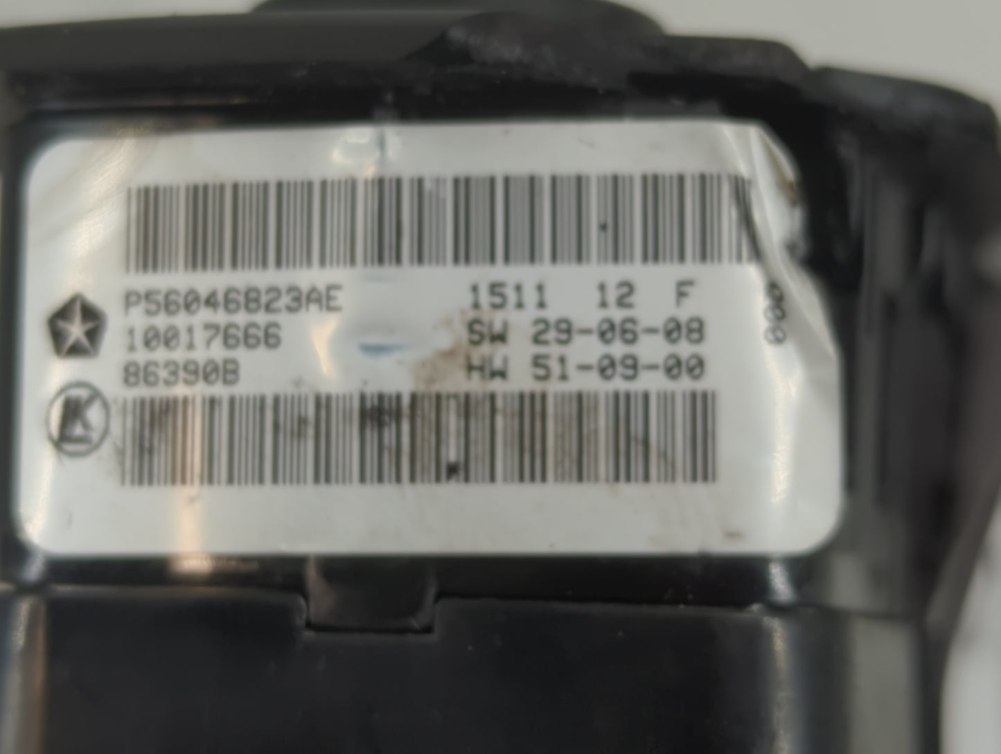 2018 Dodge Ram 2500 Master Power Window Switch Replacement Driver Side Left P/N:P56046823AE Fits OEM Used Auto Parts - Oemus