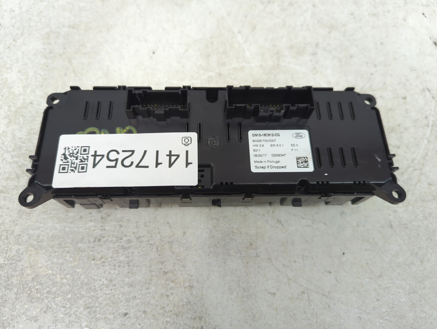 2018-2020 Ford Ecosport Climate Control Module Temperature AC/Heater Replacement P/N:GN15-18C612-CG Fits Fits 2018 2019 2020
