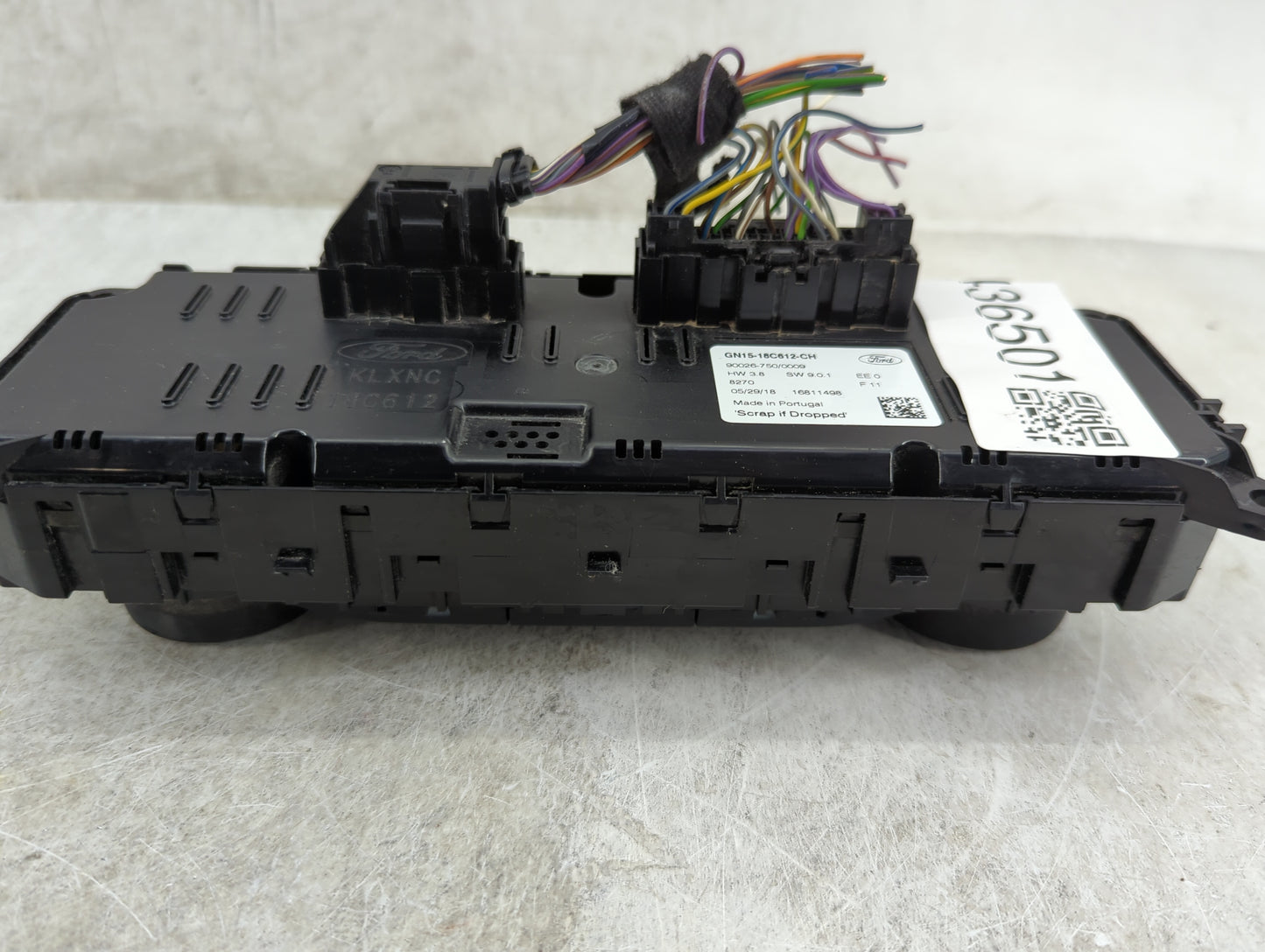 2018-2020 Ford Ecosport Climate Control Module Temperature AC/Heater Replacement P/N:GN15-18C612-CH Fits Fits 2018 2019 2020