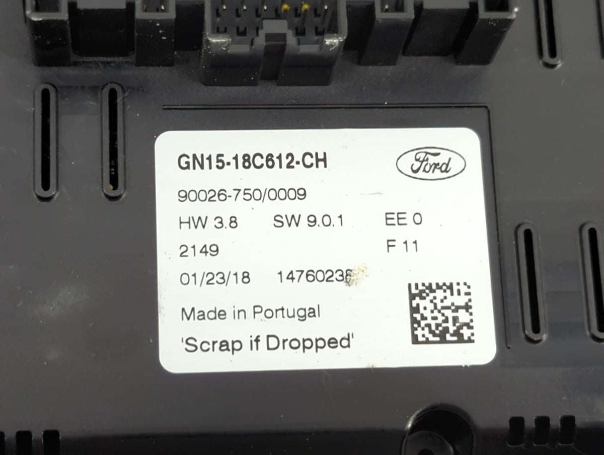 2018-2020 Ford Ecosport Climate Control Module Temperature AC/Heater Replacement P/N:GN15-18C612-CH Fits Fits 2018 2019 2020