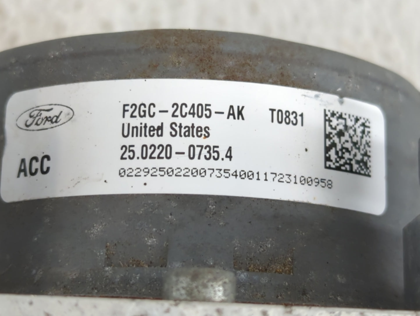 2015-2018 Ford Edge ABS Pump Control Module Replacement P/N:F2GC-2C405-AK Fits Fits 2015 2016 2017 2018 OEM Used Auto Parts