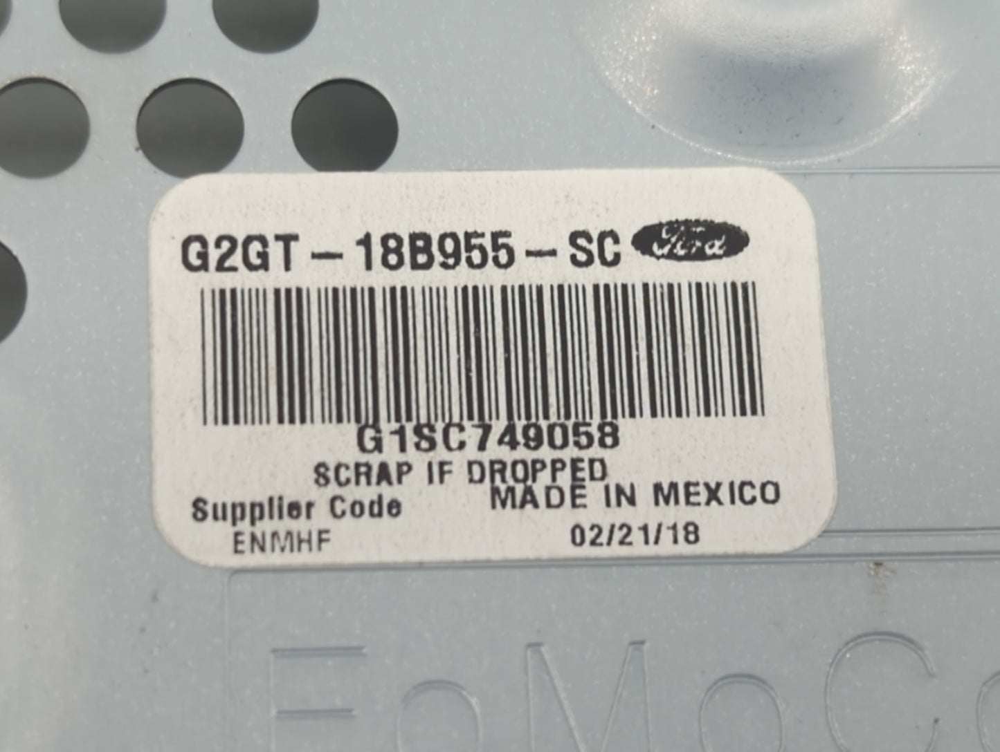 2016-2018 Ford Edge Information Display Screen - Oemusedautoparts1.com