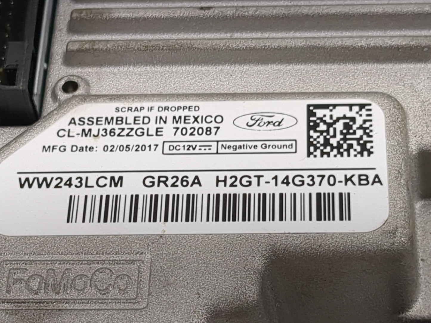 2016-2018 Ford Edge Information Display Screen 1491376 - Oemusedautoparts1.com