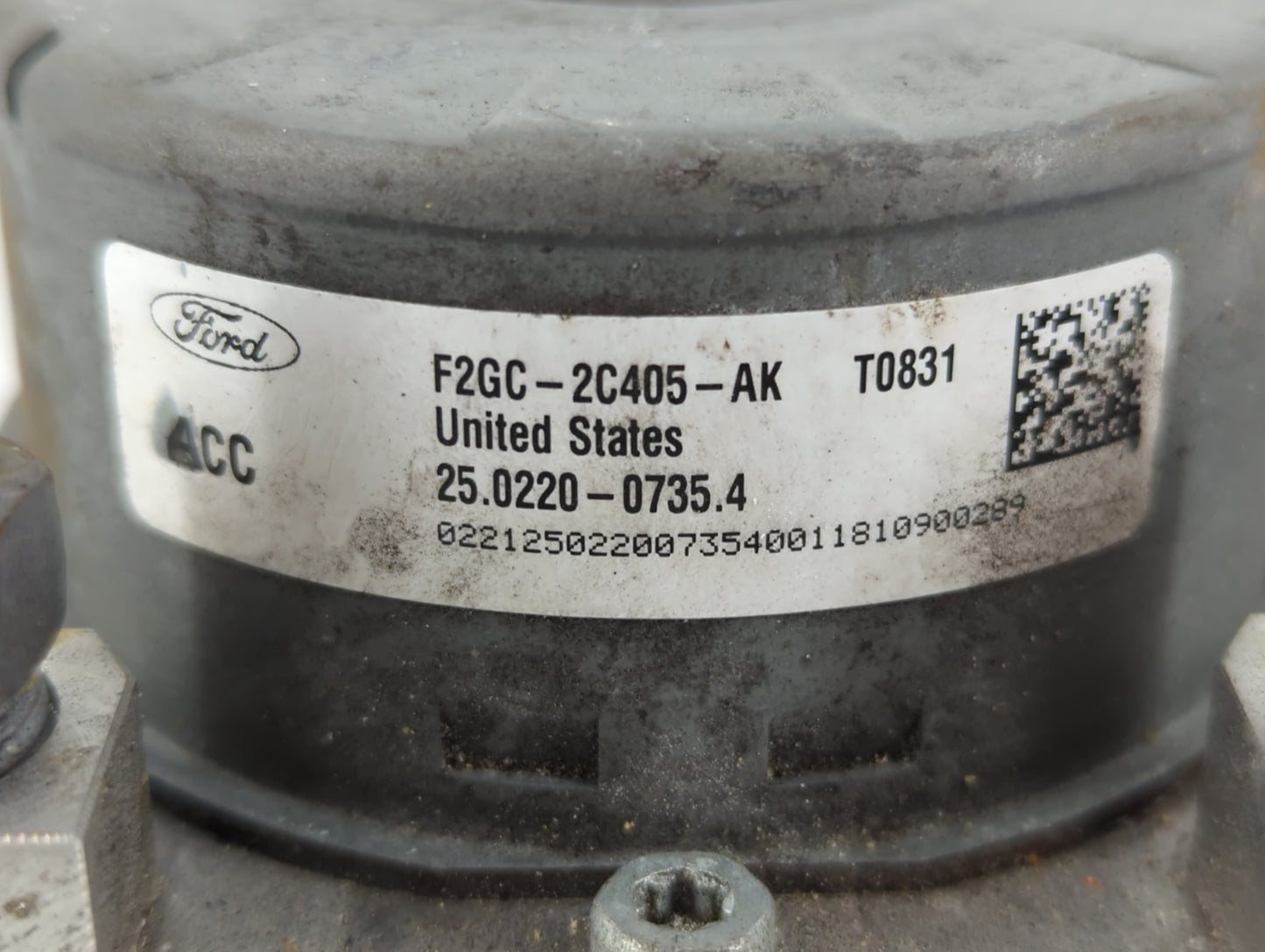 2015-2018 Ford Edge ABS Pump Control Module Replacement P/N:F2GC-2C405-AK Fits Fits 2015 2016 2017 2018 OEM Used Auto Parts