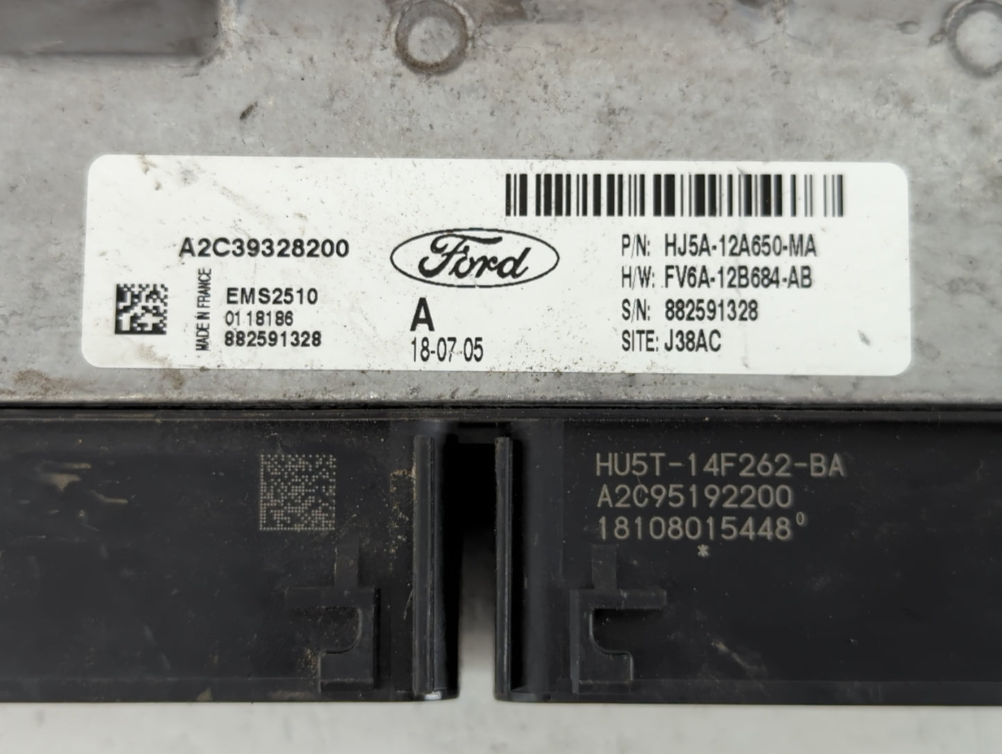 2017-2019 Ford Escape PCM Engine Control Computer ECU ECM PCU OEM P/N:FV6A-12B684-AB HJ5A-12A650-MA Fits Fits 2017 2018 2019