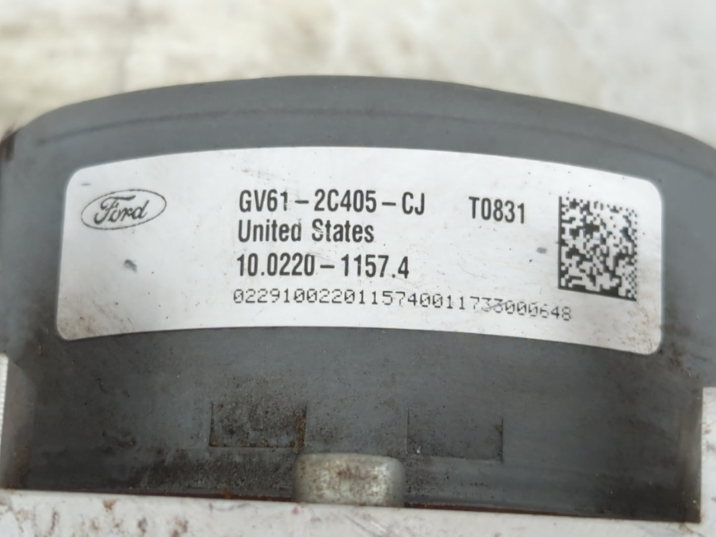 2017-2019 Ford Escape ABS Pump Control Module Replacement P/N:GV61-2C405-CJ Fits Fits 2017 2018 2019 OEM Used Auto Parts - O