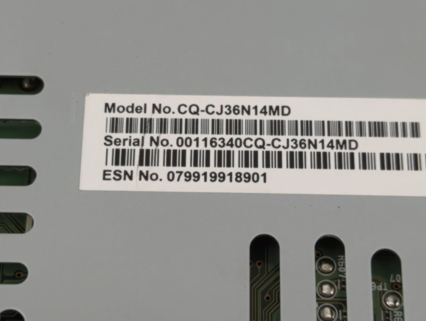 2019 Ford Escape Radio AM FM Cd Player Receiver Replacement Fits OEM Used Auto Parts - Oemusedautoparts1.com