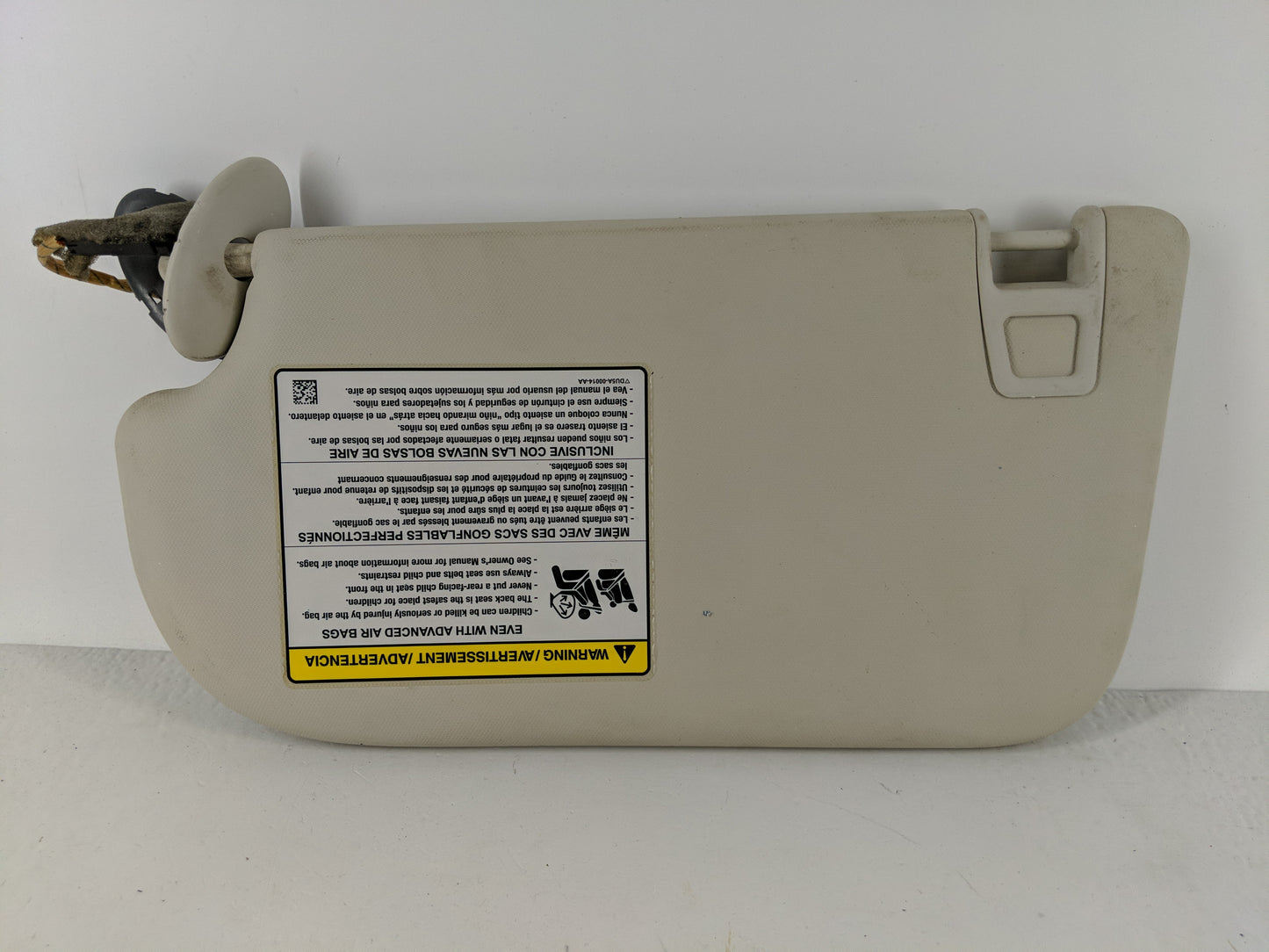 2013-2019 Ford Escape Sun Visor Shade Replacement Passenger Right Mirror Fits Fits 2013 2014 2015 2016 2017 2018 2019 OEM Us