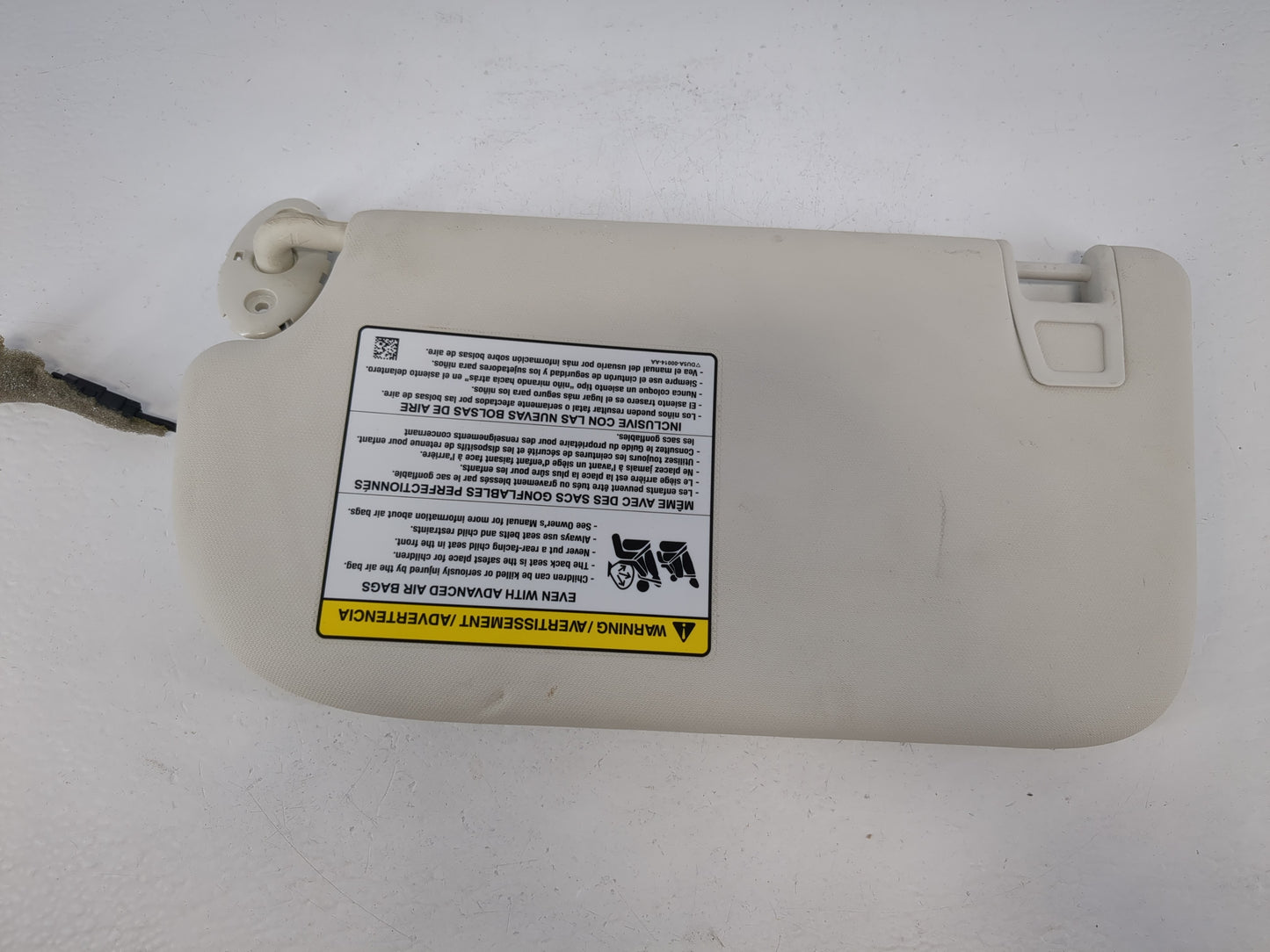 2013-2019 Ford Escape Sun Visor Shade Replacement Passenger Right Mirror Fits Fits 2013 2014 2015 2016 2017 2018 2019 OEM Us
