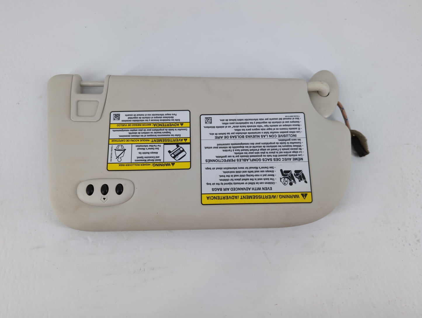 2013-2019 Ford Escape Sun Visor Shade Replacement Driver Left Mirror Fits Fits 2013 2014 2015 2016 2017 2018 2019 OEM Used A