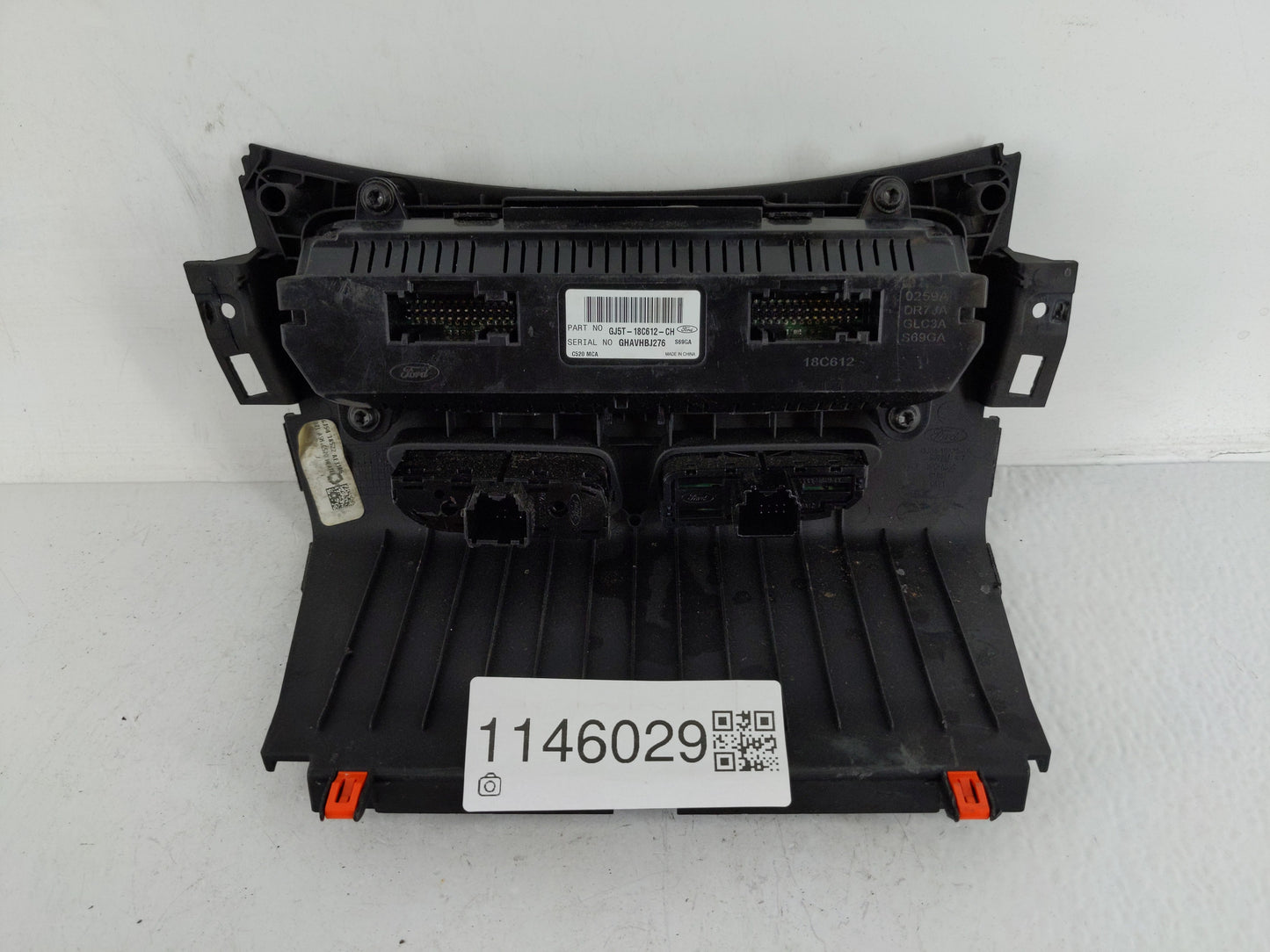 2018-2019 Ford Escape Climate Control Module Temperature AC/Heater Replacement P/N:GJ5T-18C612-CH Fits Fits 2018 2019 OEM Us