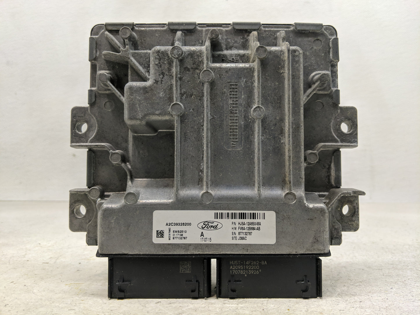2017-2019 Ford Escape PCM Engine Control Computer ECU ECM PCU OEM P/N:HU5T-14F262-BA HJ5A-12A650-MA Fits Fits 2017 2018 2019
