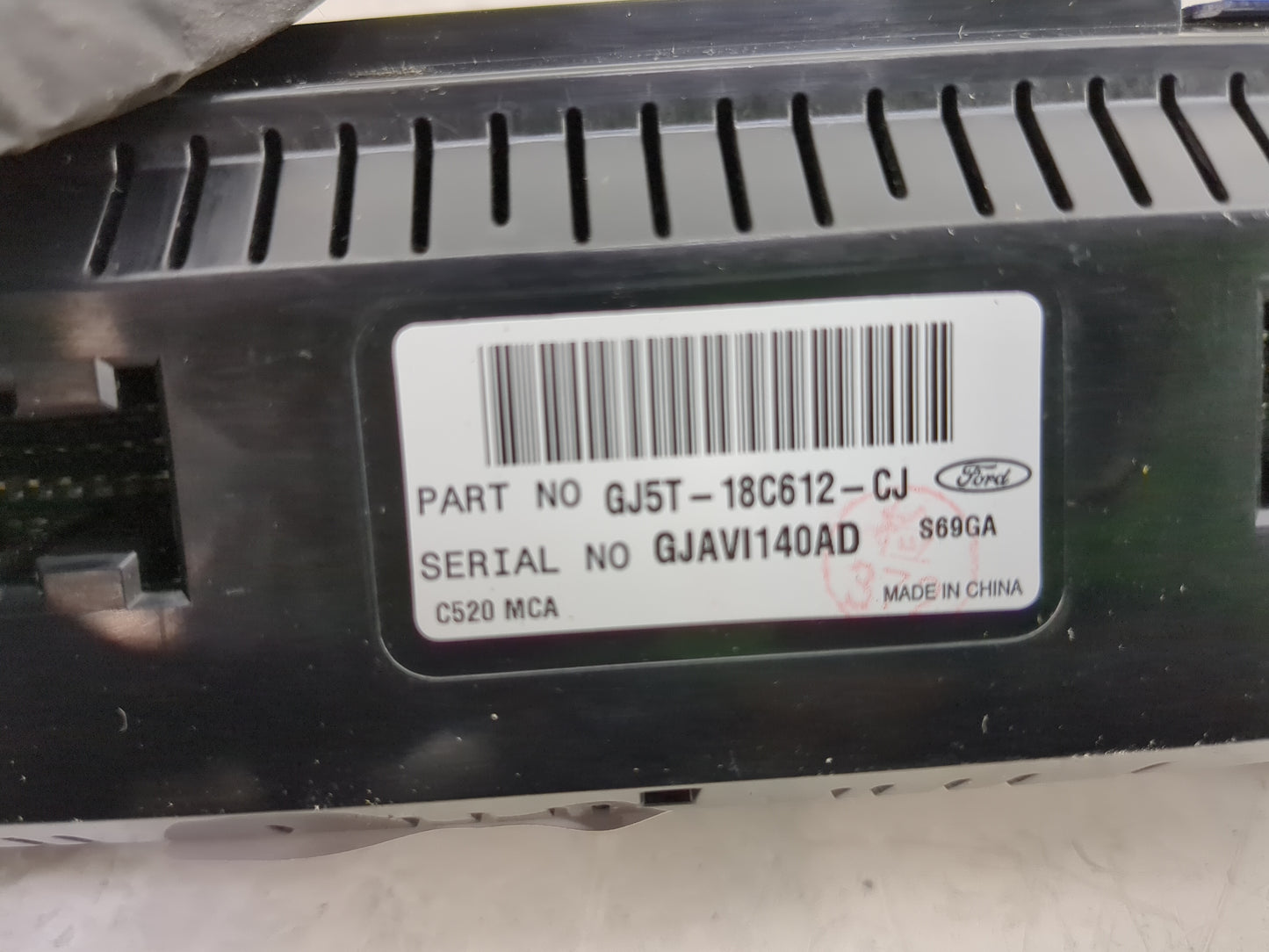 2018-2019 Ford Escape Climate Control Module Temperature AC/Heater Replacement P/N:GJ5T-18C612-CJ Fits Fits 2018 2019 OEM Us